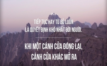 Có bỏ thì mới có lấy